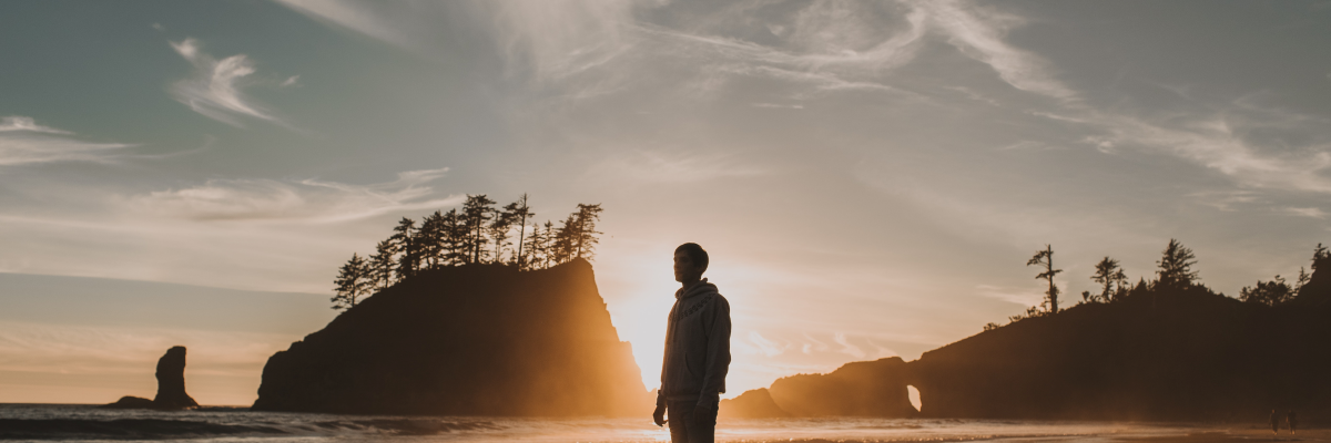 Man on Sand Header photo